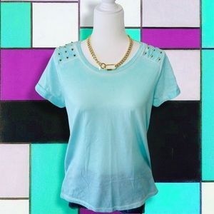 Forever 21 Studded Top, Size Lg